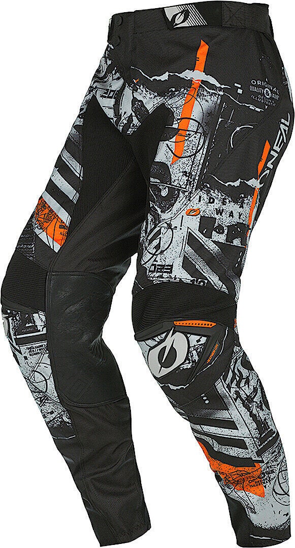 Oneal Mayhem Scarz V.22 Motocross bukser sort/orange 32 Figur 1