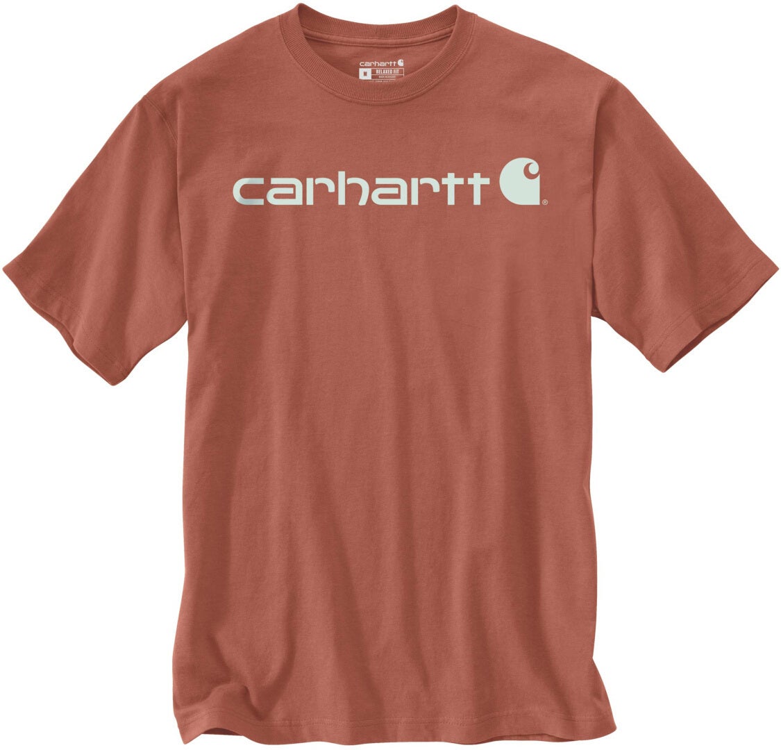 Carhartt EMEA Core Logo Workwear Short Sleeve T-Shirt brown L Figure 1