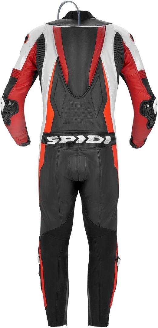 Spidi Sport Warrior Pro Geperforeerd eendelig motorfiets lederen pak Zwart/Rood 58 Figuur 3