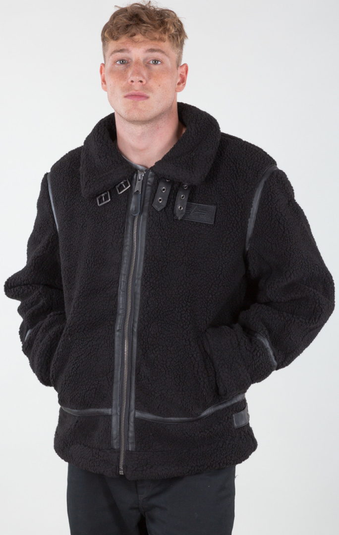 Alpha Industries B3 Teddy Veste noir M Figure 2