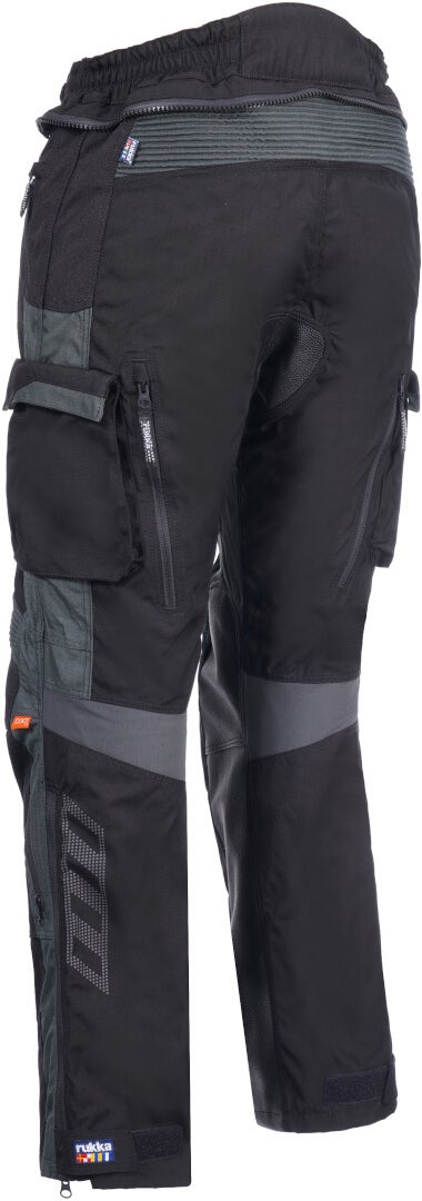 Rukka Madagasca-R Pantaloni tessili moto nero/grigio 48 Figura 3