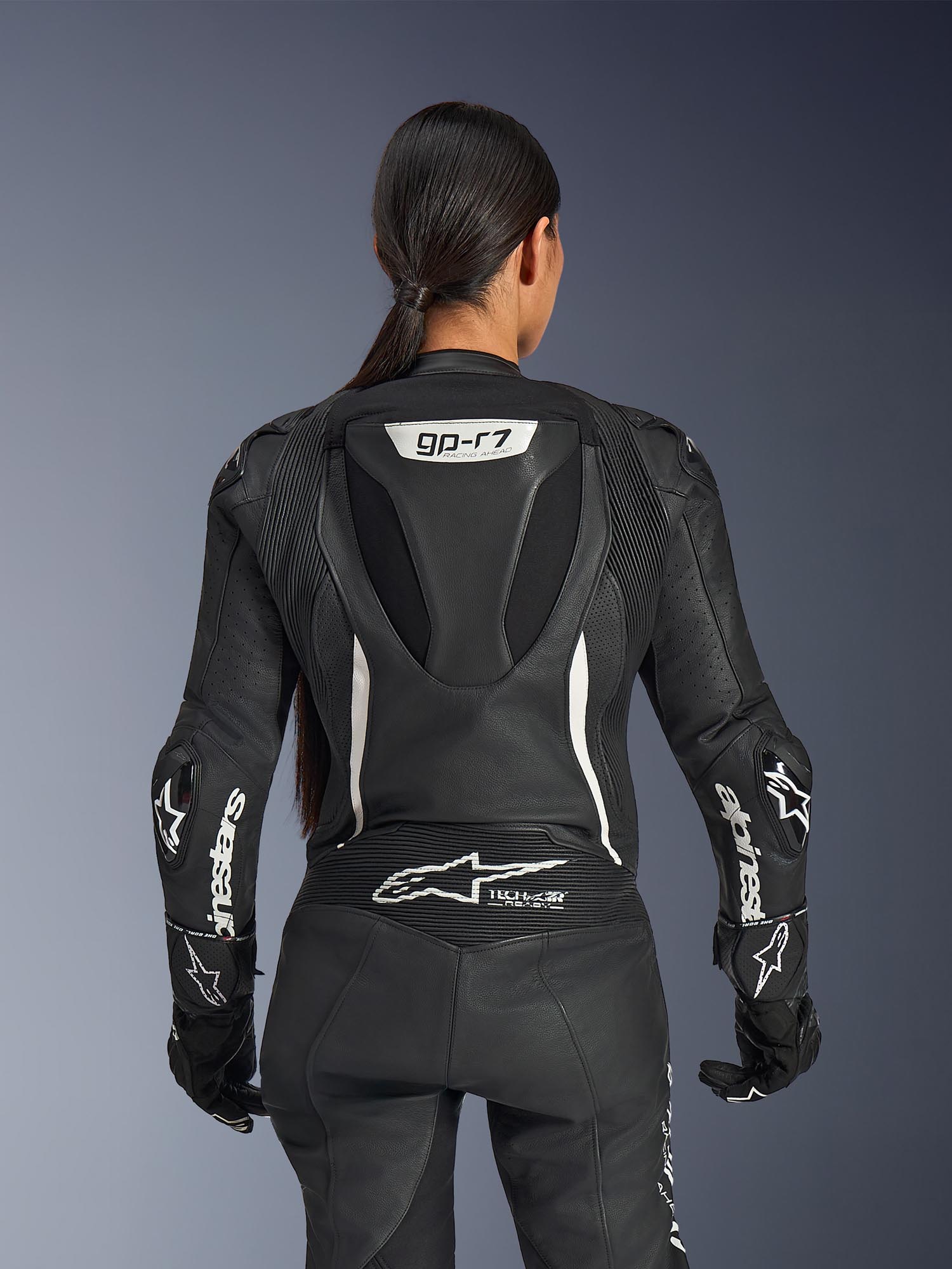 Alpinestars Stella GP-R7 Damer 1-delt motorcykellæderdragt Sort 44 Figur 5