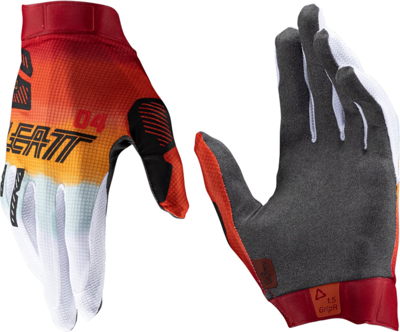 Leatt 1.5 GripR Sunrise 2025 Motocross handsker M Figur 3