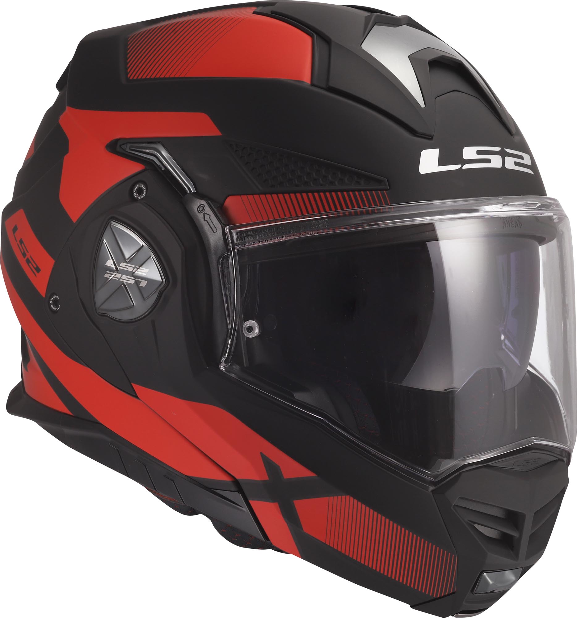 LS2 FF901 Advant X Nova Klapphelm schwarz/rot L (59/60) Abbildung 9
