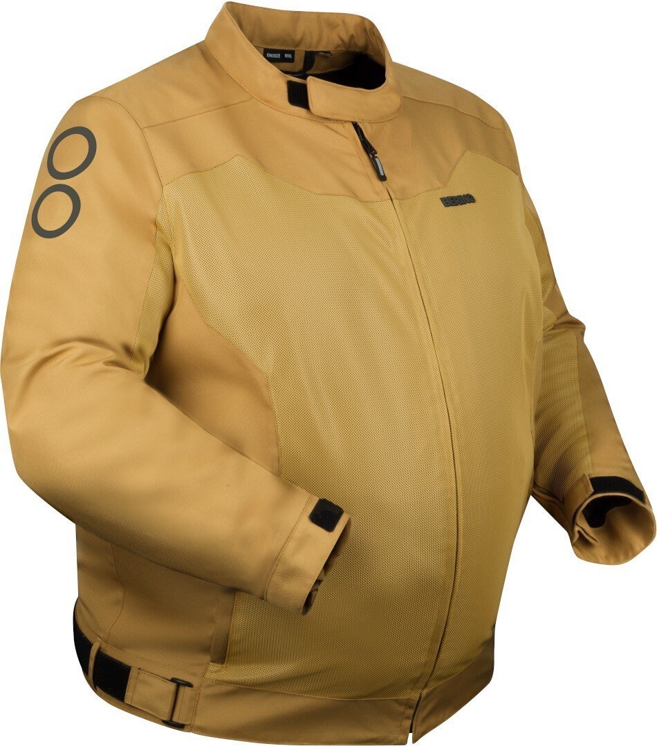 Bering Alias King Size Mesh Motorcycle Textile Jacket Sand 5XL Figure 1