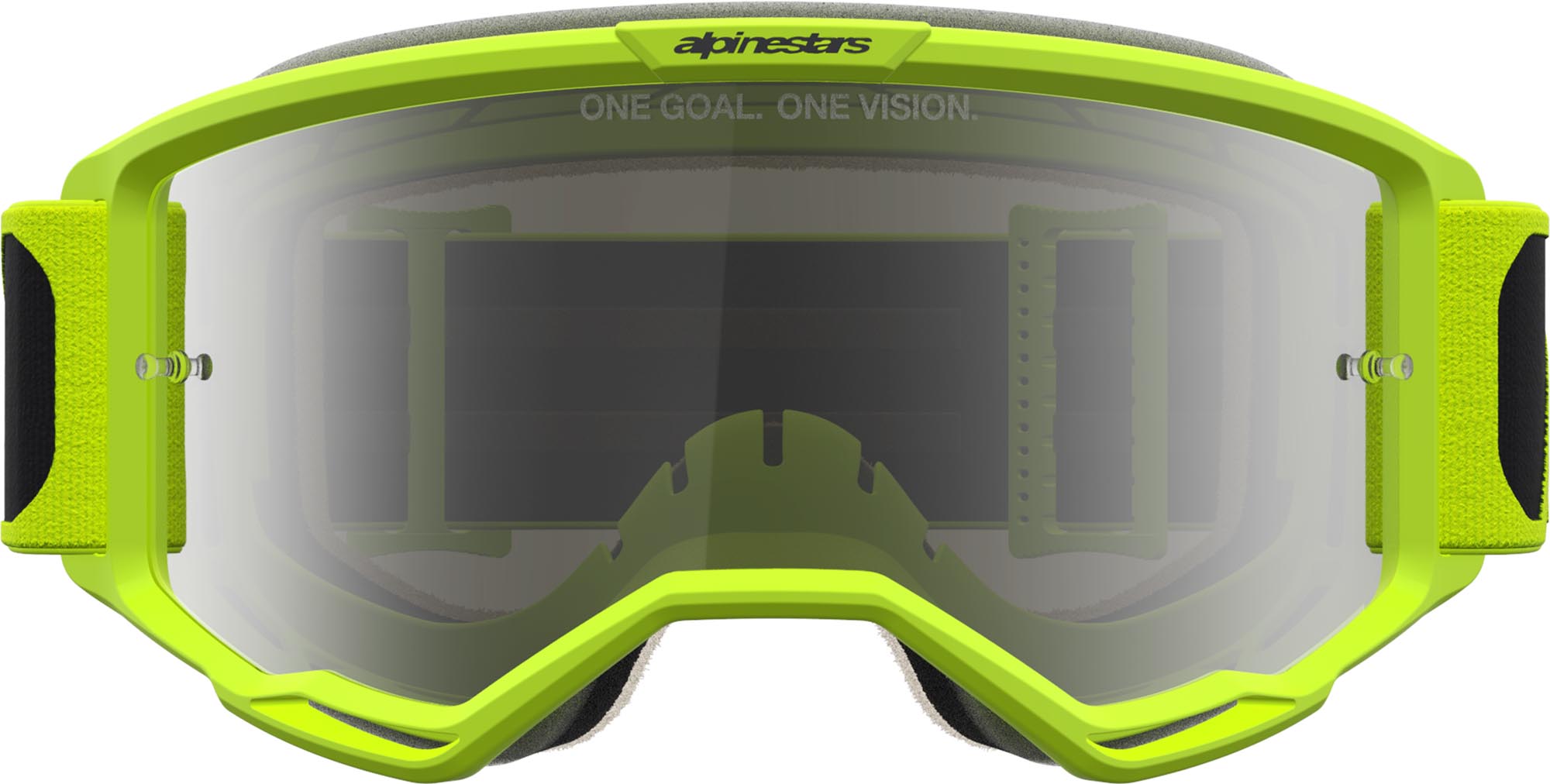 Alpinestars Vision 5 Rora Mirror Motocross Goggles black/neon/yellow Figure 4