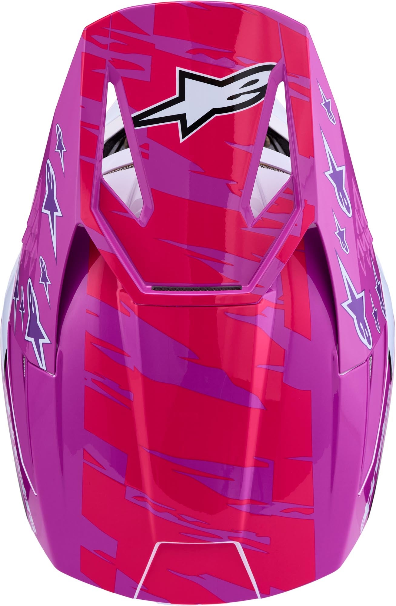 Alpinestars S-M3 Falcon Motocross Helm lila/weiß M (57/58) Abbildung 7