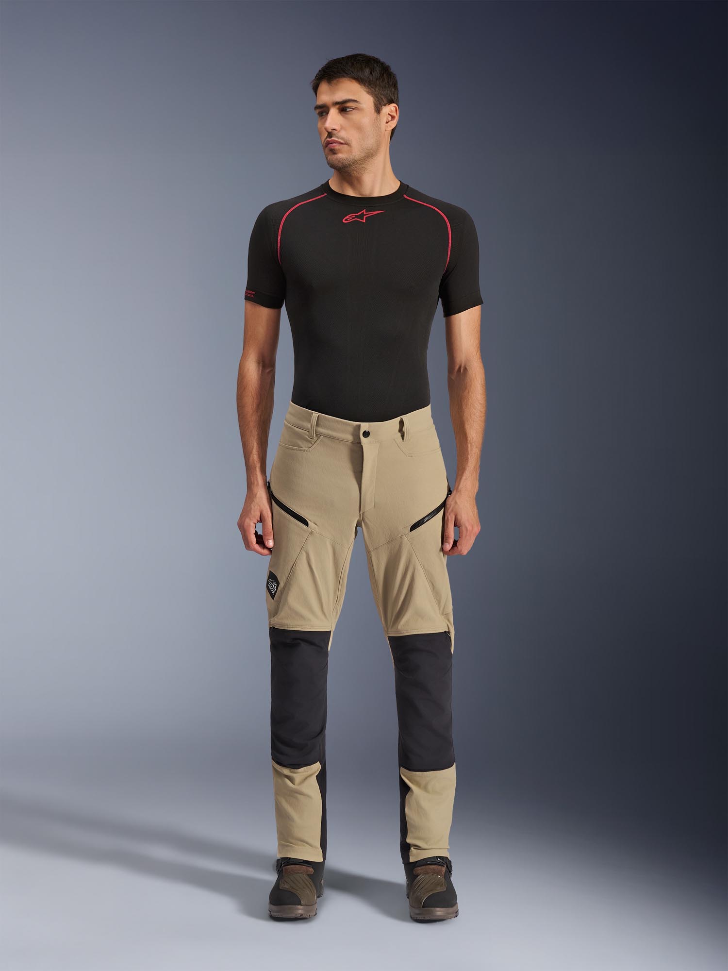 Alpinestars Flex-AST Explorer Motorrad Textilhose beige/schwarz L Abbildung 4