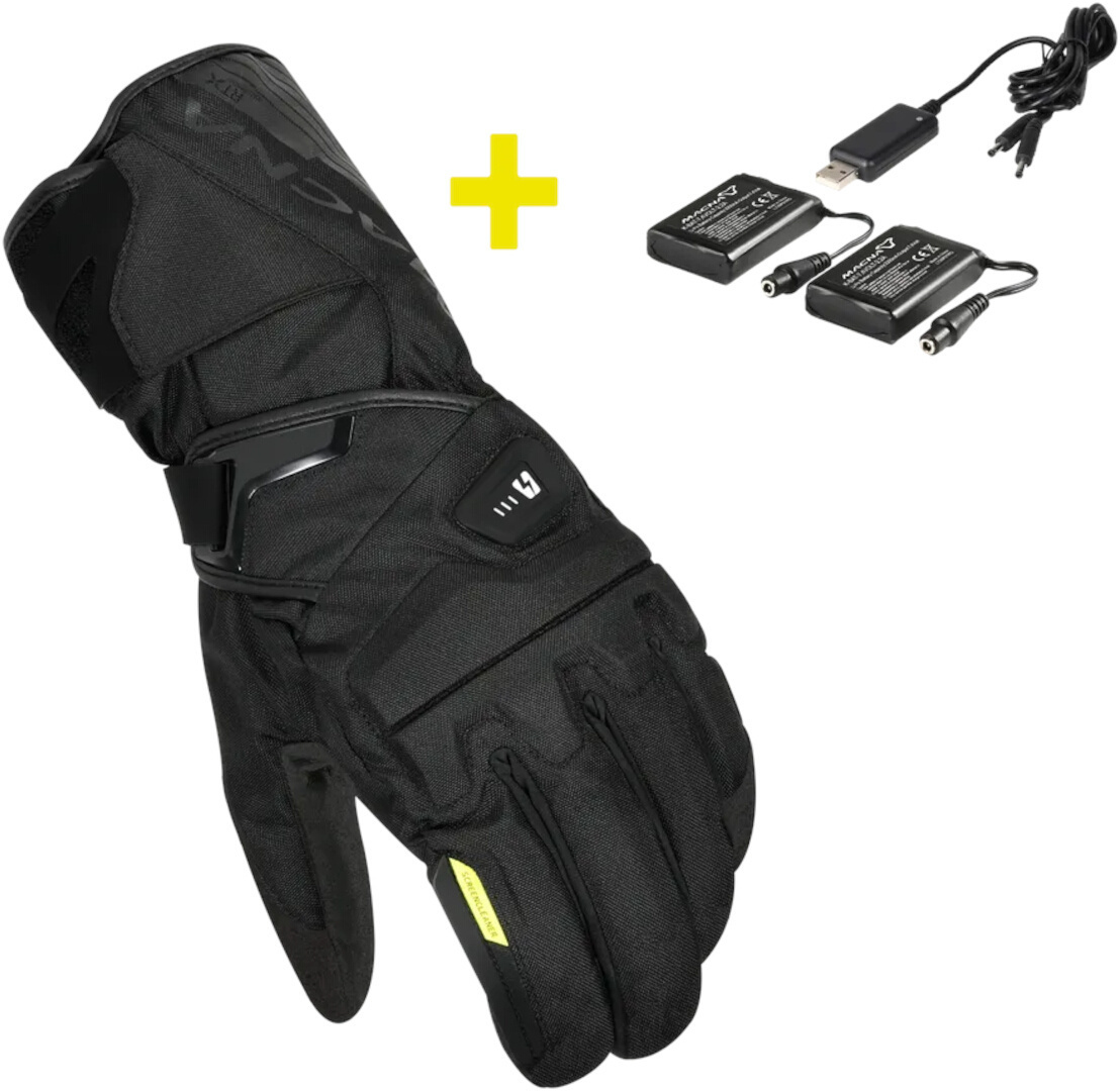 Macna Foton 2.0 RTX heatable waterproof Motorcycle Gloves Kit S Figure 1
