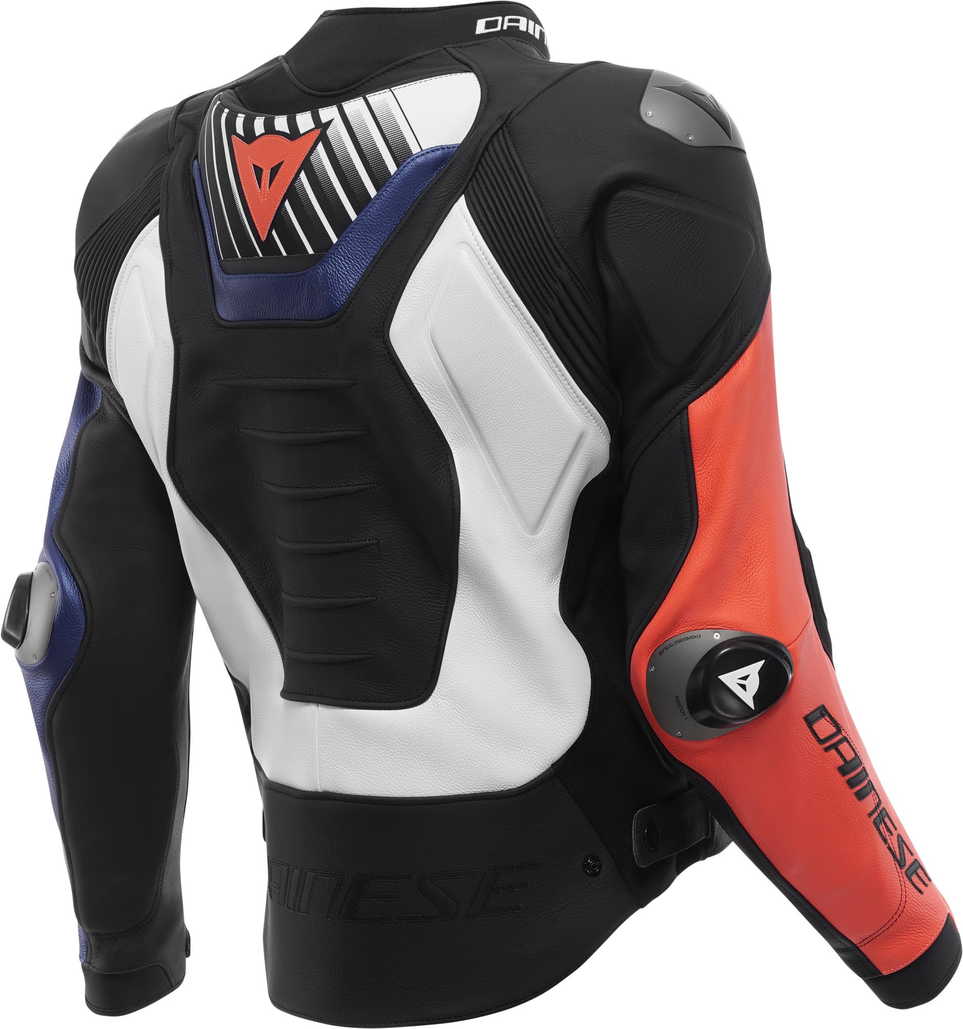 Dainese Super Speed 5 Motorcycle Leather Jacket black/blue/red 48 Figure 2