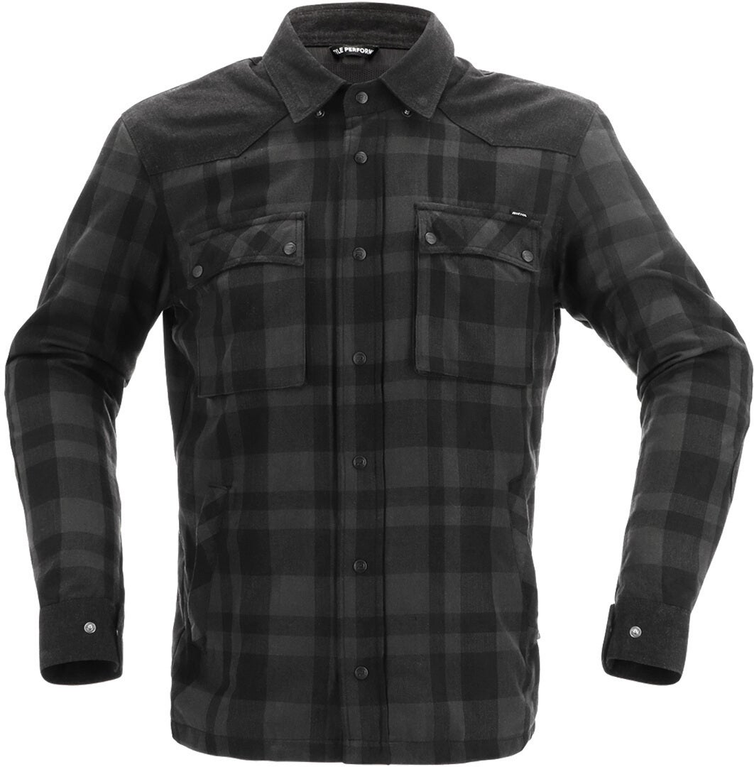 Richa Wisconsin Camicia da moto impermeabile nero/grigio 3XL Figura 2
