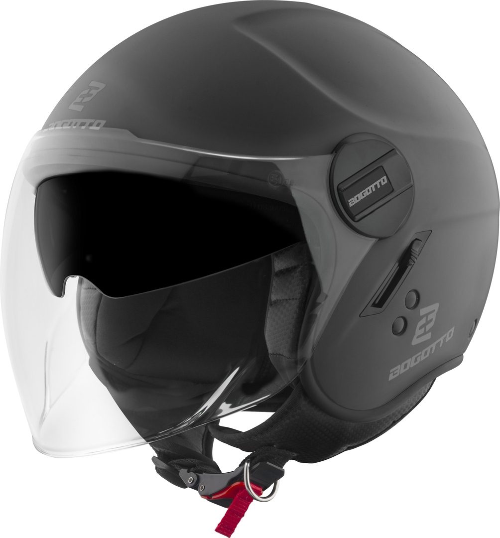 Bogotto H595-1 SPN Cască cu reacție Black matt XS Figura 1