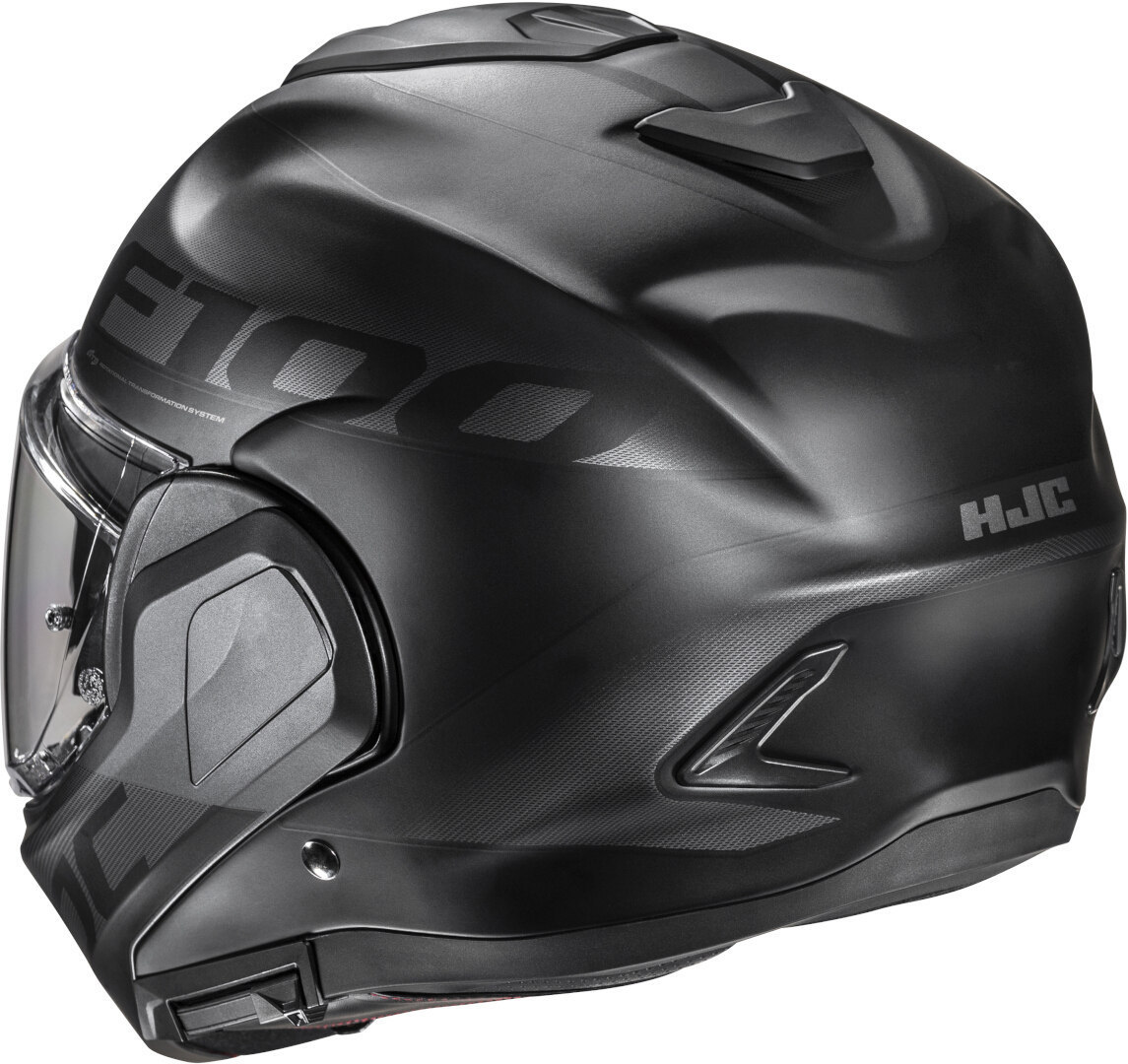 HJC F100 Hetal Cască Negru/gri M (57/58) Figura 2