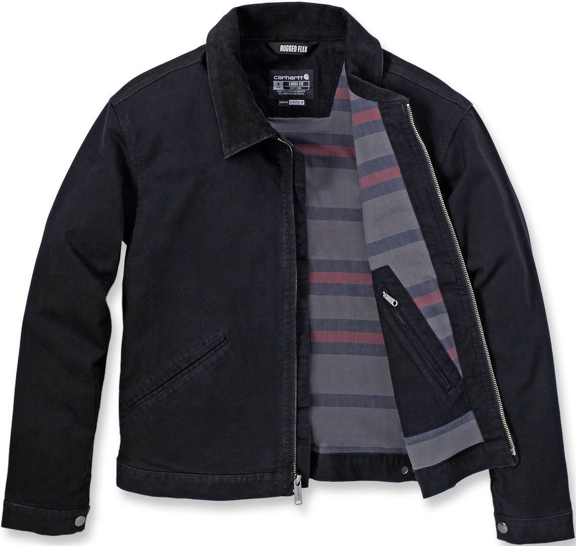 Carhartt Rugged Flex Relaxed Fit Canvas Detroit Giacca da donna nero M Figura 3