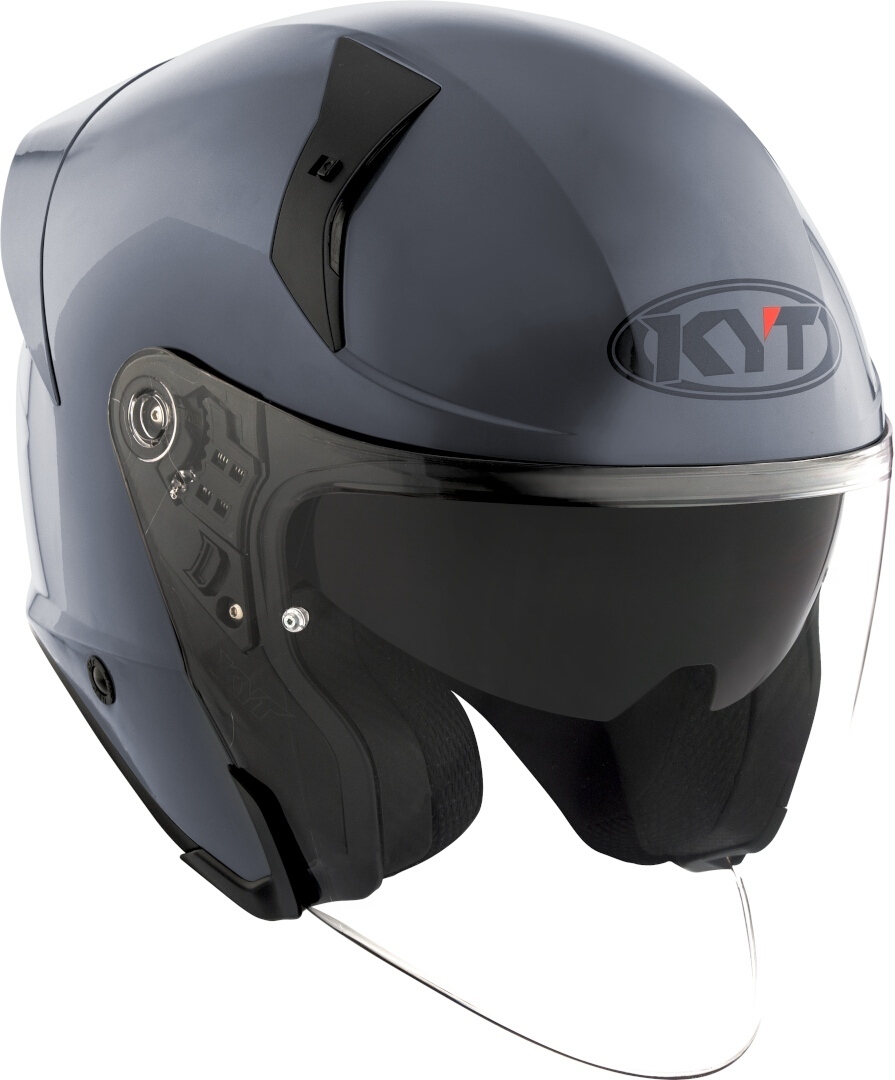 KYT TTR-Jet Plain Jethelm grau L (59) Abbildung 2
