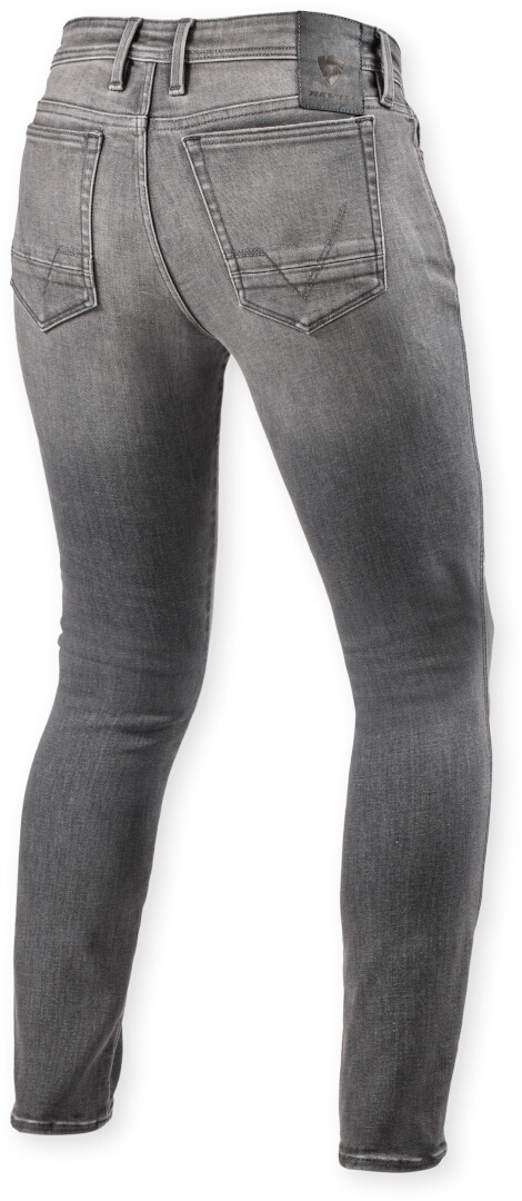 Revit Piston 3 Skinny Motorrad Jeans grau 34/30 Abbildung 2