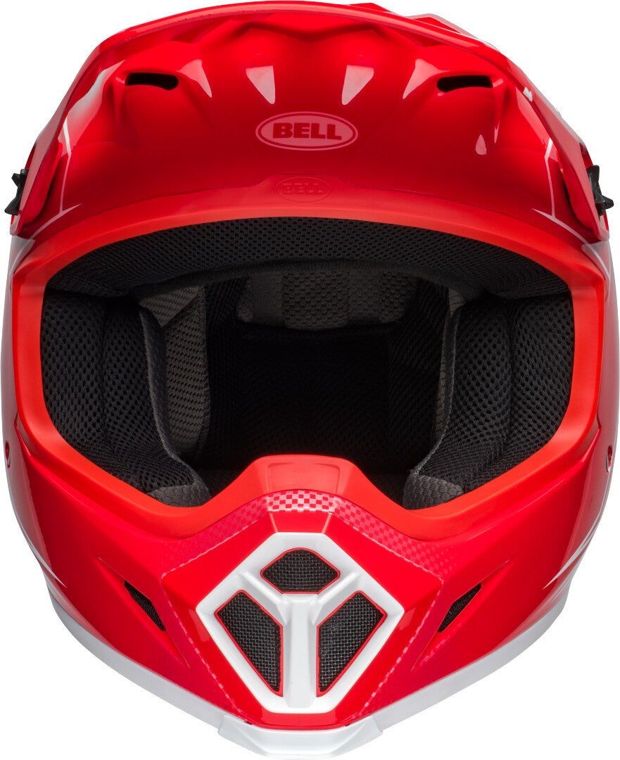 Bell MX-9 Mips Zone Motocross Helmet red/black/white S (55/56) Figure 3