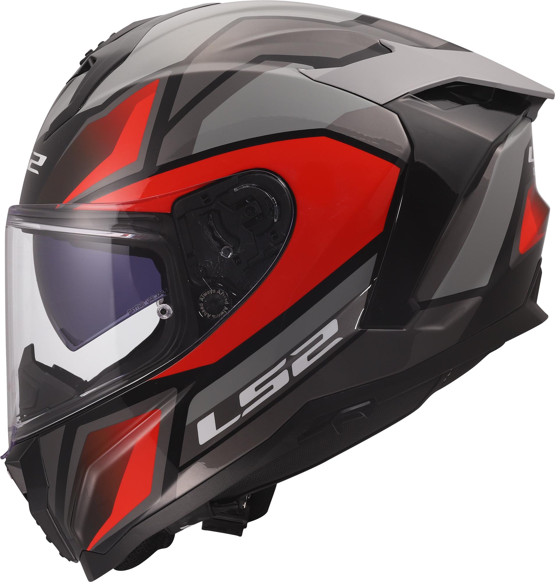 LS2 FF817 Challenger II Viper Helmet grey/red XXS (51/52) Figure 7