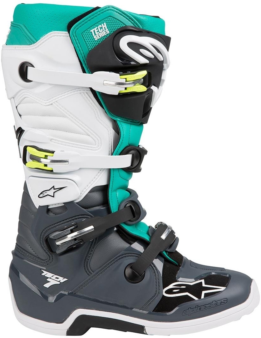 Alpinestars Tech 7 Botas de Motocross Cinza/Branco 11 (45,5) Figura 2
