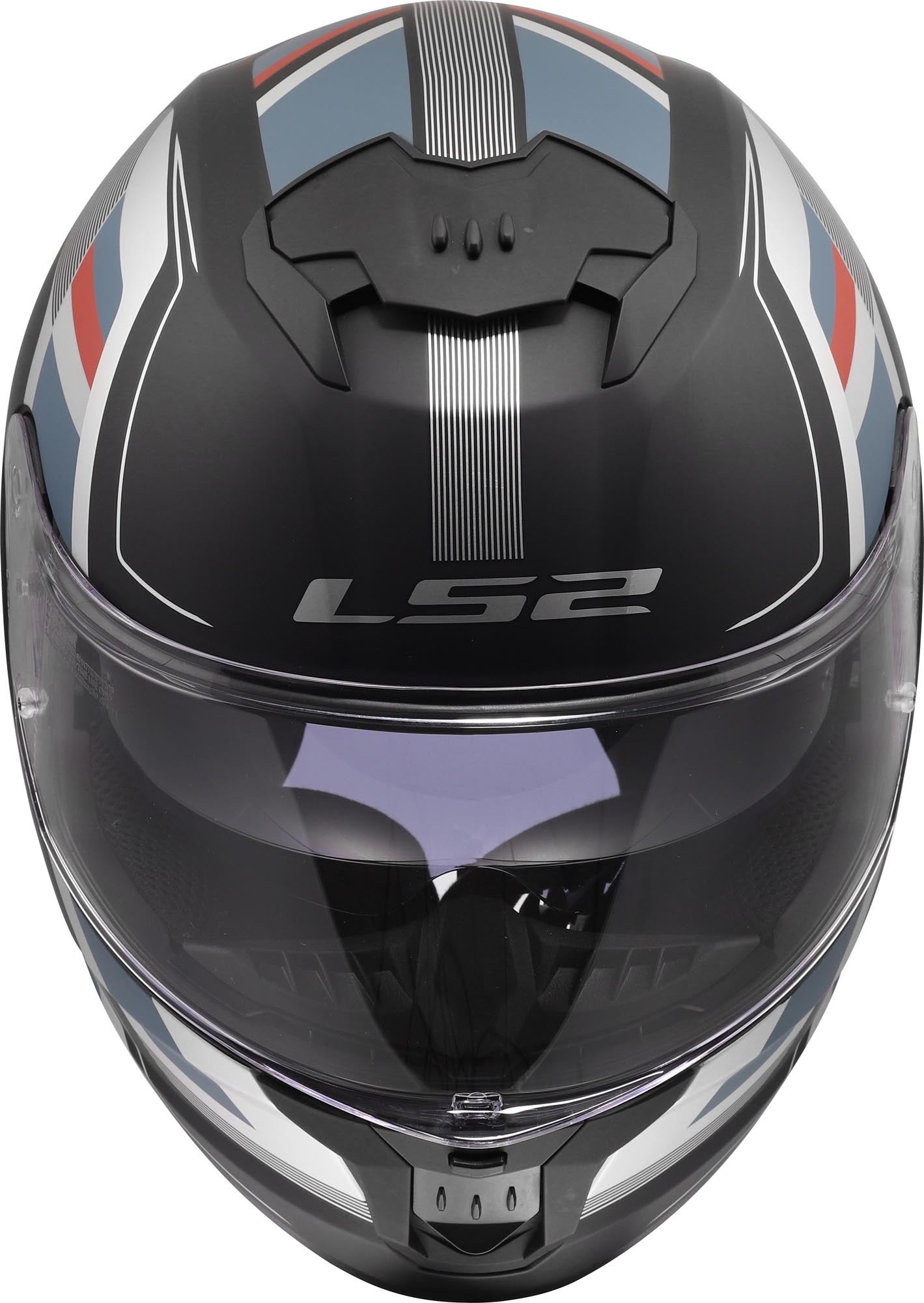 LS2 FF808 Stream II Vintage Matt Casco negro/azul XXXL (65/66) Figura 2