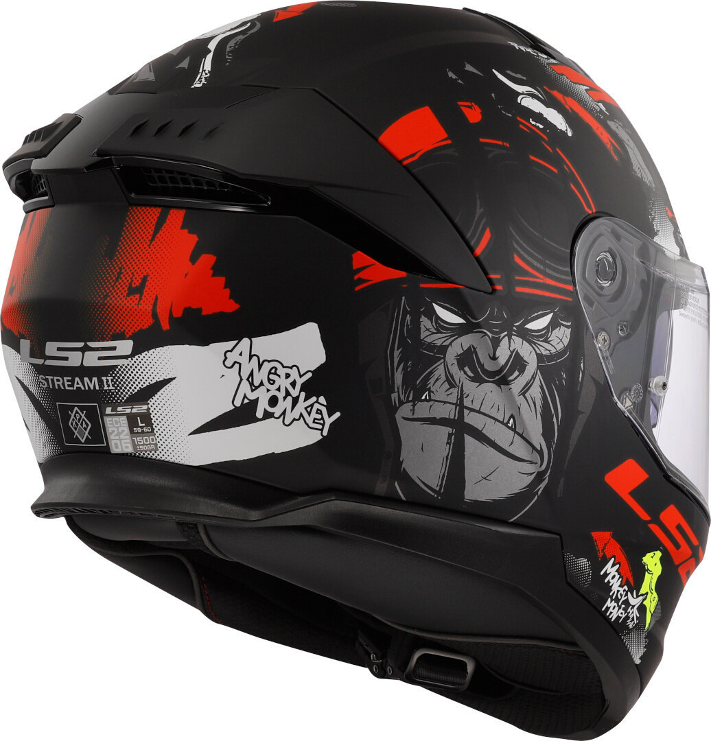LS2 FF808 Stream II Angry Monkey Casco XXS (51/52) Figura 6