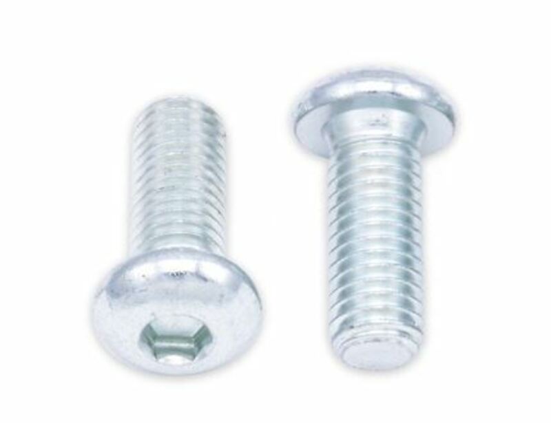 Bolt Tjock böjd huvudskruv M8x1,25x20mm 10 stycken Figur 1