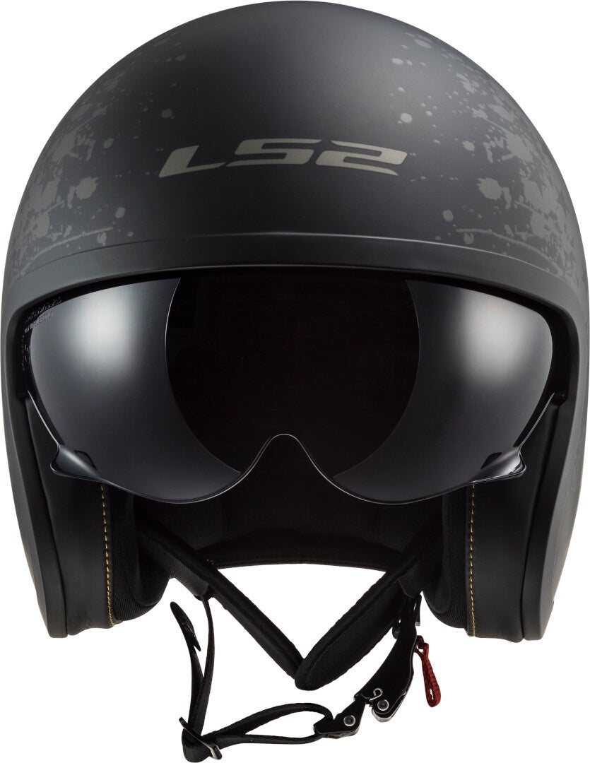 LS2 OF599 Spitfire II Black Flag Cască cu reacție XS (53/54) Figura 5