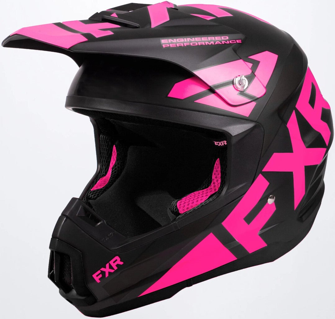FXR Torque Team Snescooterhjelm sort/pink L (59/60) Figur 1