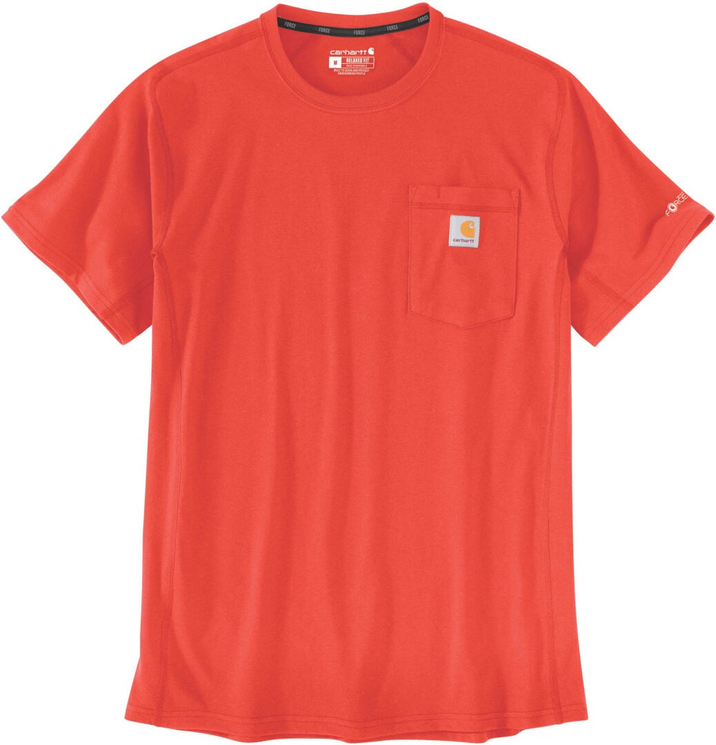Carhartt Force Relaxed Fit Midweight Pocket T-shirt Rouge XL Figure 1