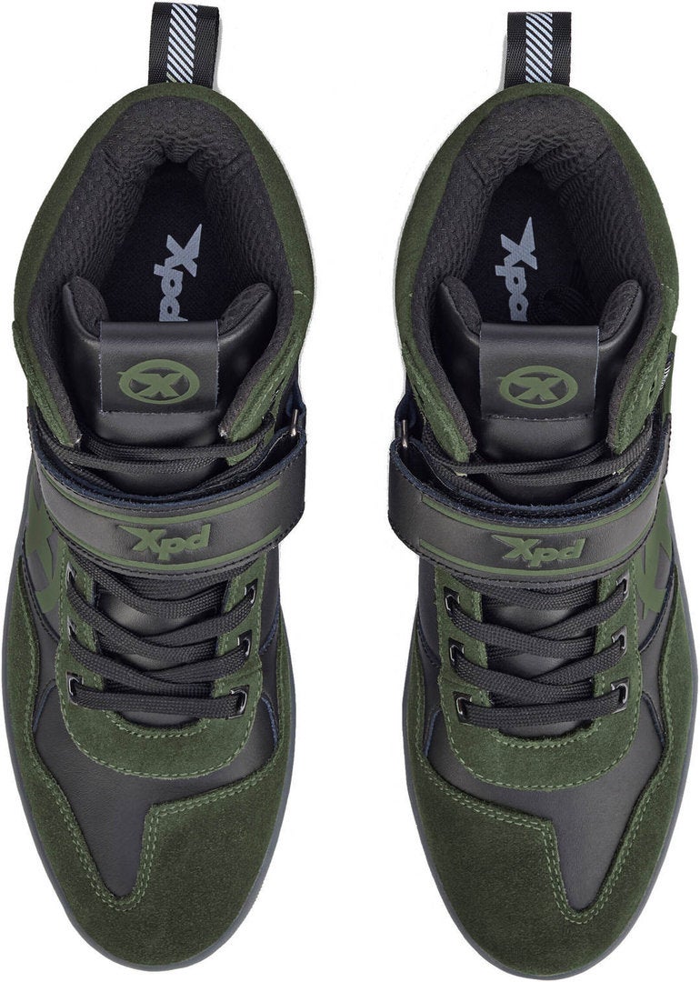 XPD Moto Pro H2Out Chaussures de moto imperméables Vert/Noir 47 Figure 3