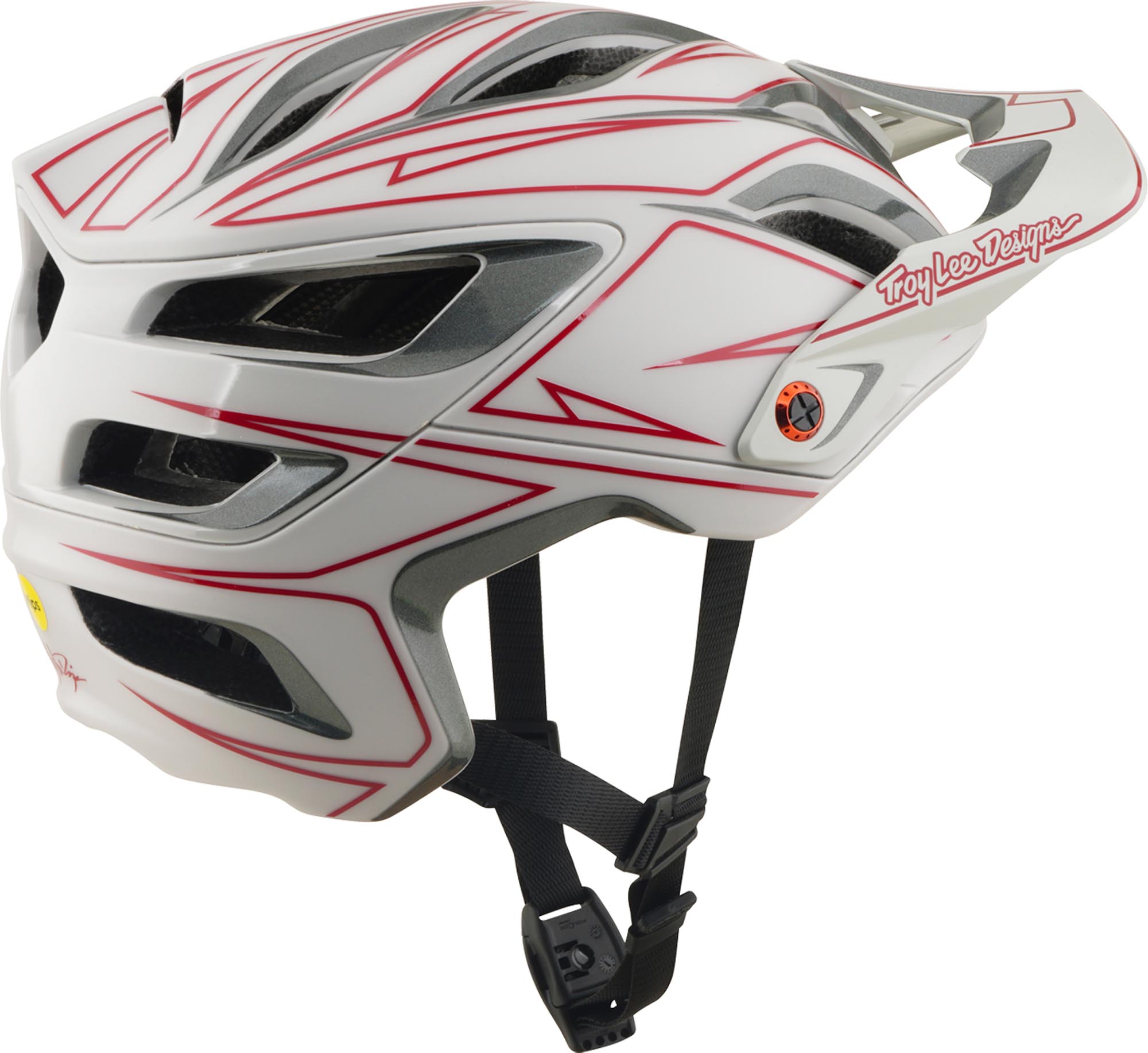 Troy Lee Designs A3 MIPS Pinstripe Bicycle Helmet grey XS-S (53/56) Figure 5