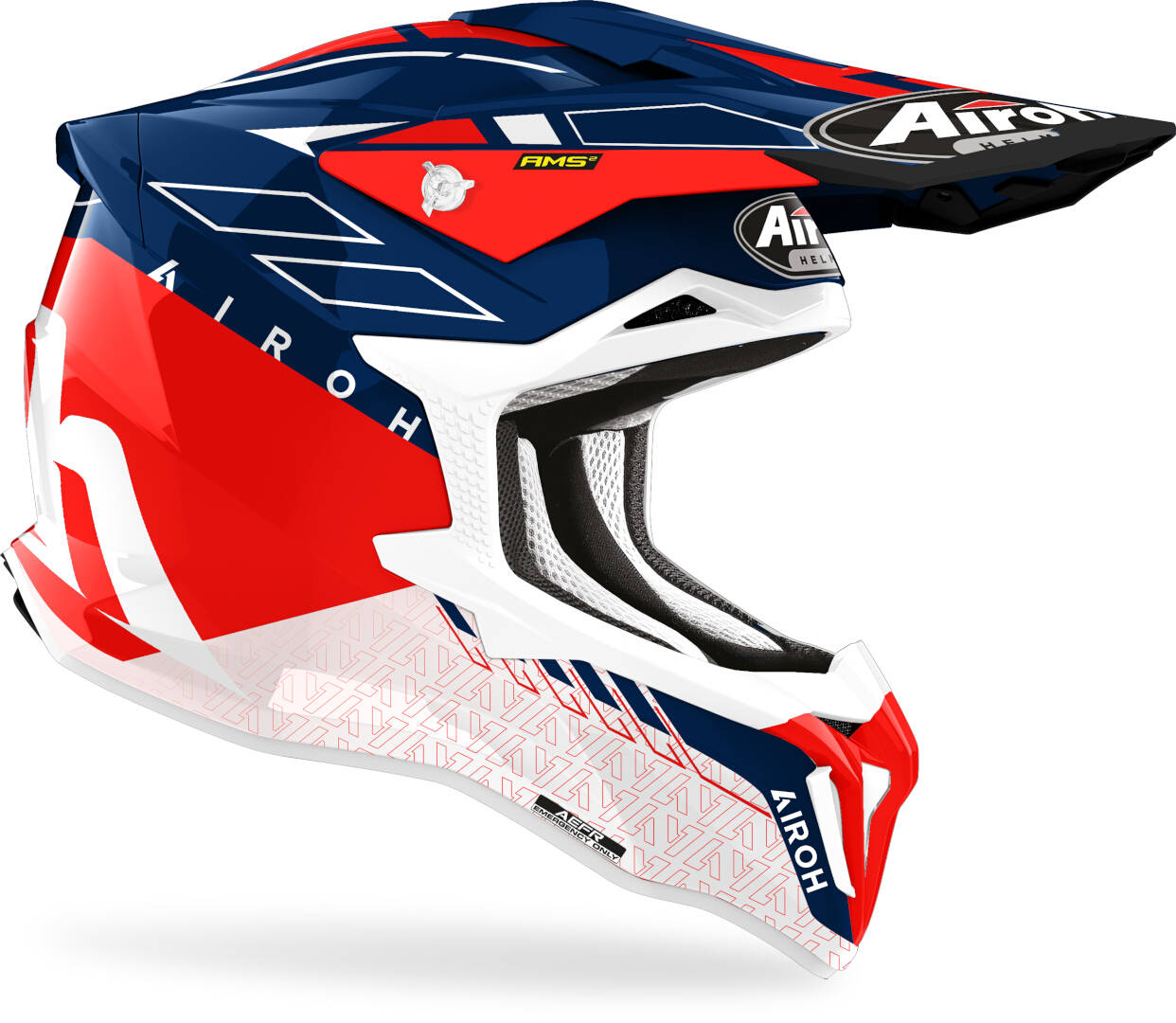Airoh Strycker Skin Cască de motocross roșu S (55/56) Figura 2