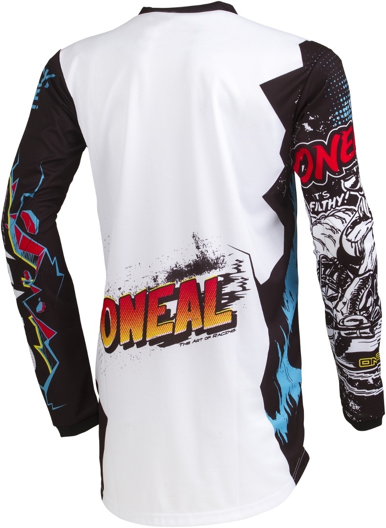 Oneal Element Villain Motorcross Jersey Wit XXL Figuur 2