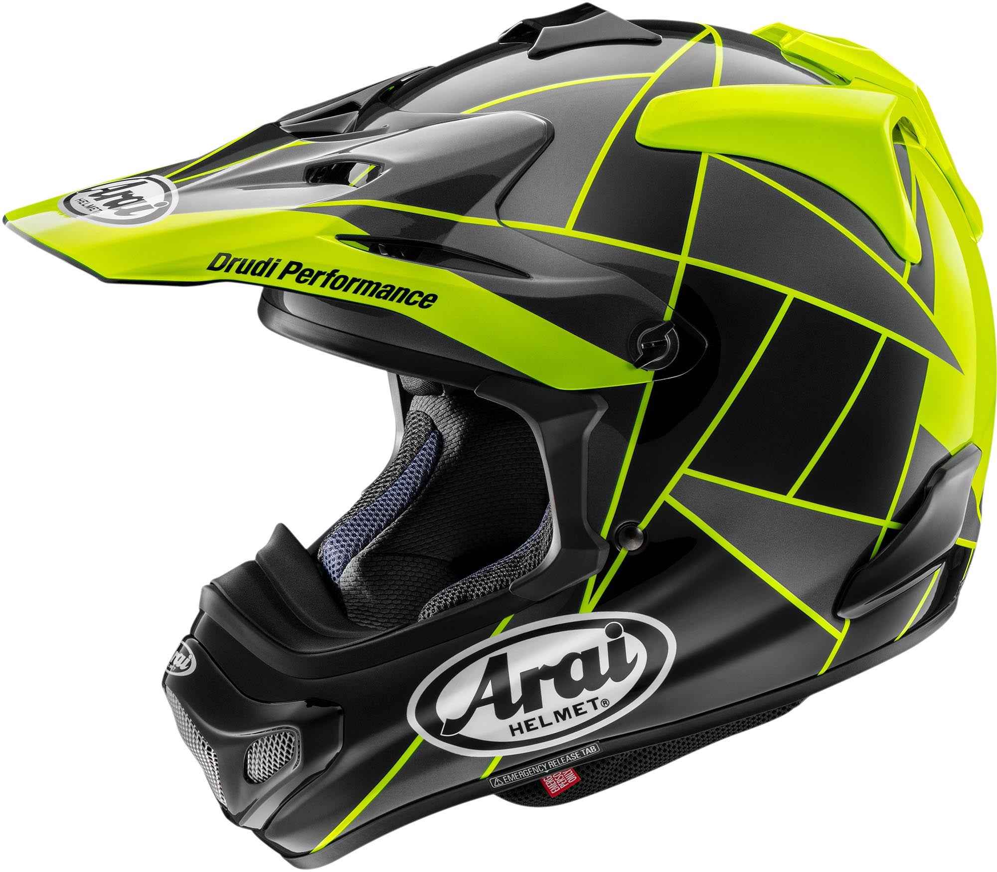 Arai MX-V Evo Peak Motocross sisak sárga XL (60/61) 1. ábra