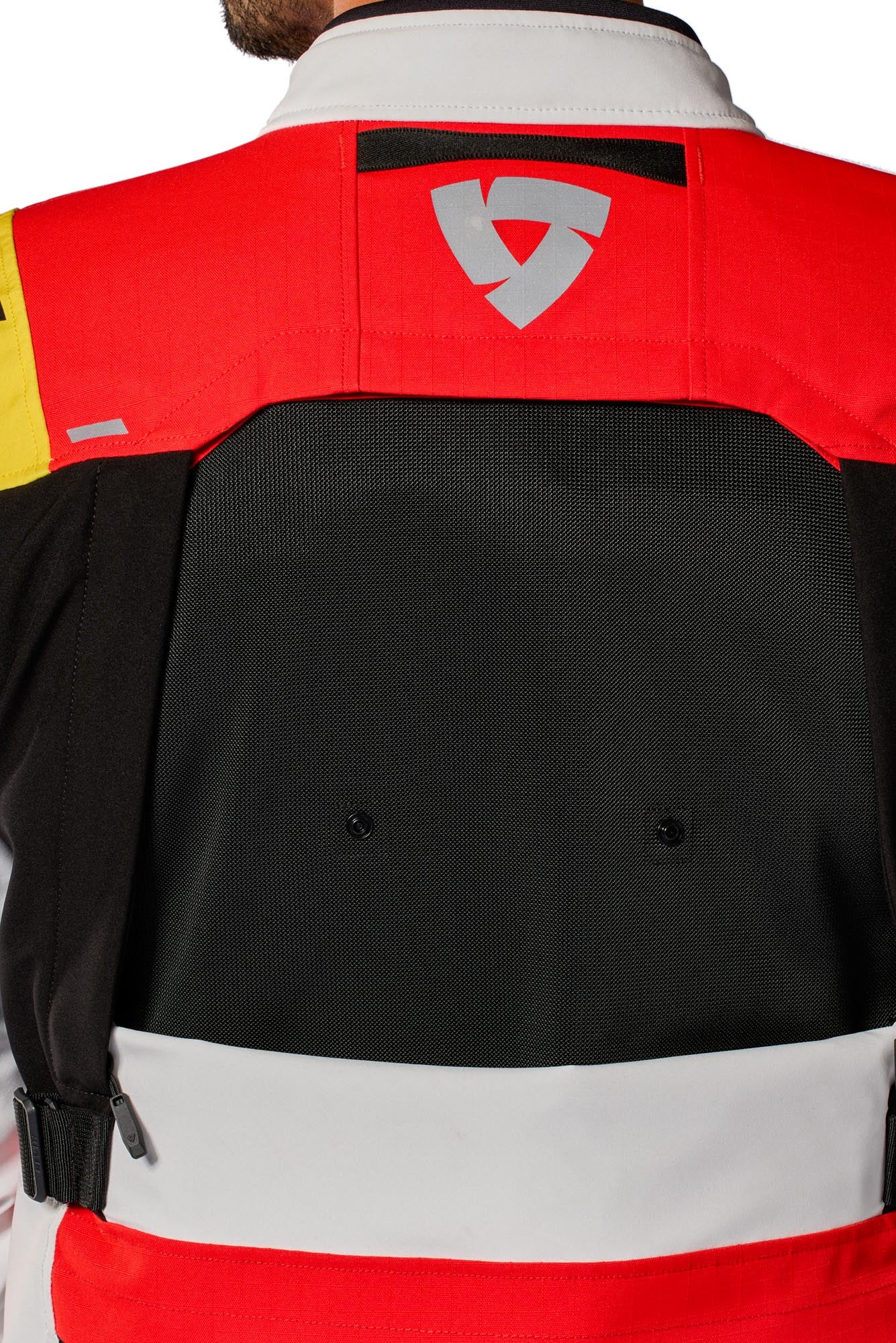 Revit Offtrack 3 H2O Veste textile moto imperméable Rouge/Blanc 2XL Figure 22