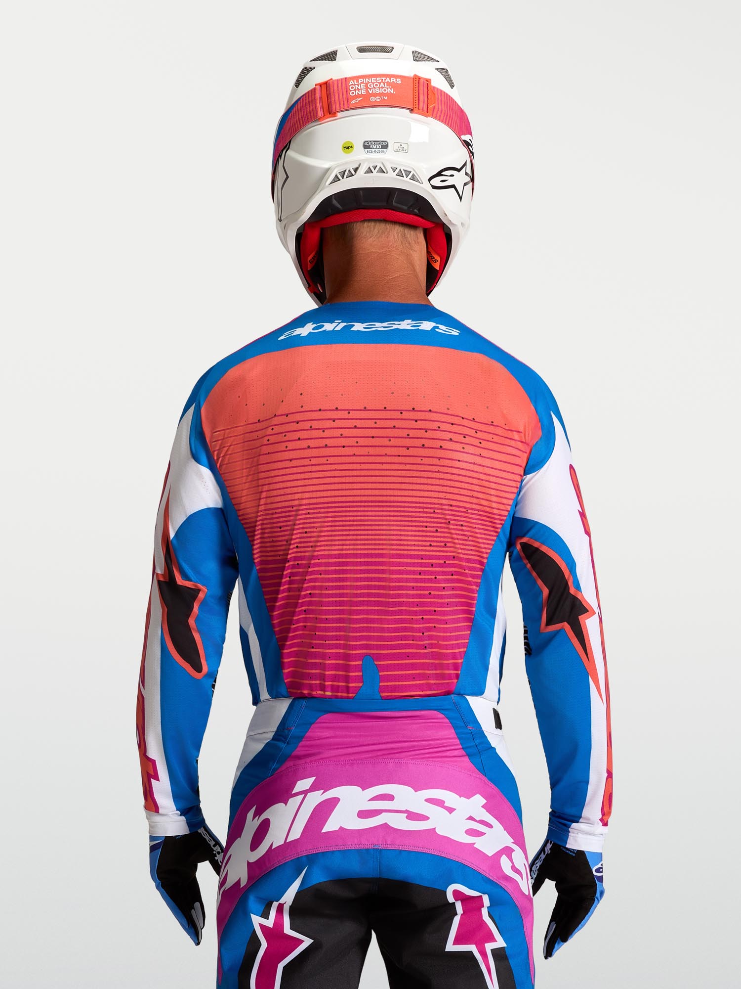 Alpinestars Techstar Maven Motocross Jersey black/white/blue/red M Figure 11
