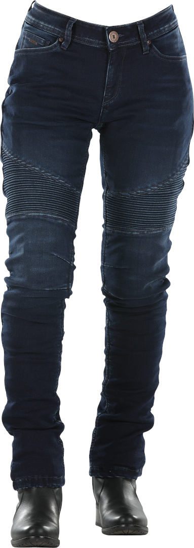 Overlap Imola Damer motorcykel jeans mørkeblå 32 Figur 2