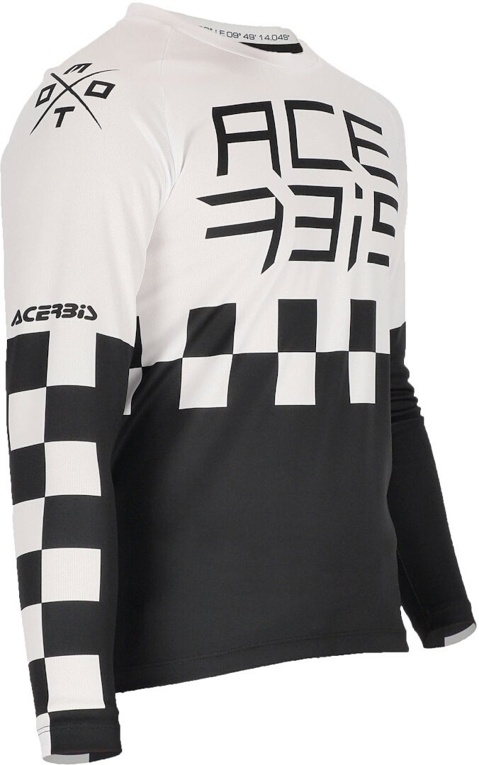 Acerbis MX J-Kid Dětské motokrosové dresy bílá/černá M Obrázek 3