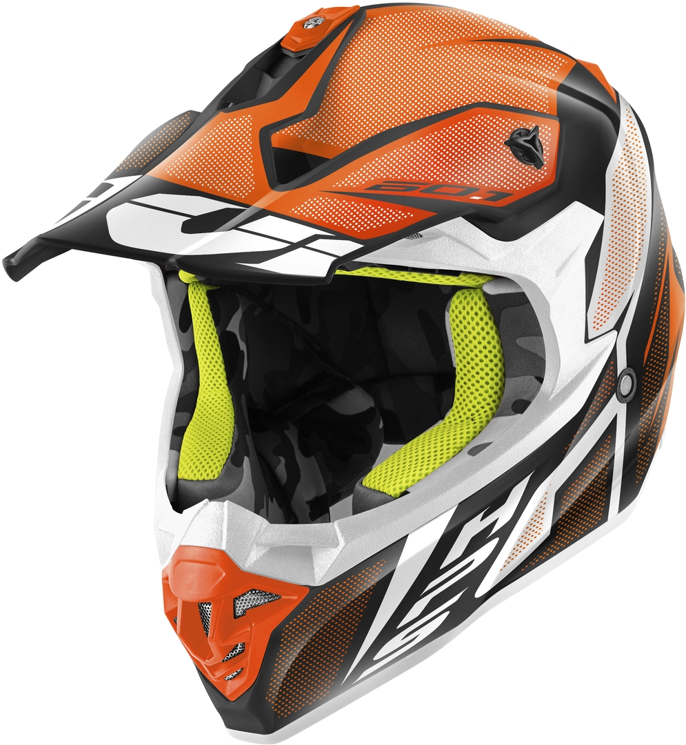GIVI 60.1 Invert Cross Hjälm Svart matt/orange XS Figur 1