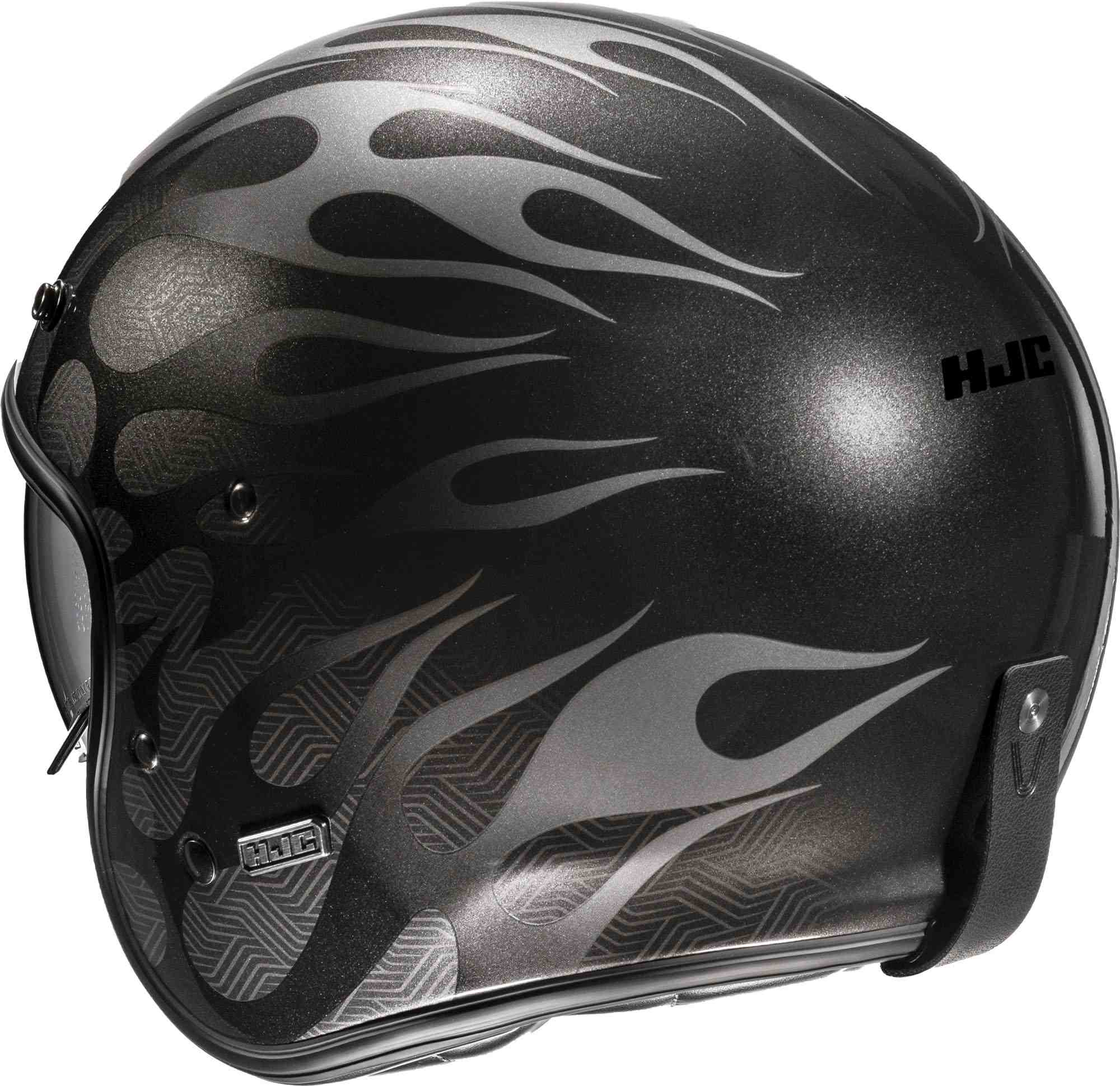 HJC V31 Firo Jet Helmet black/grey XXL (62/63) Figure 3
