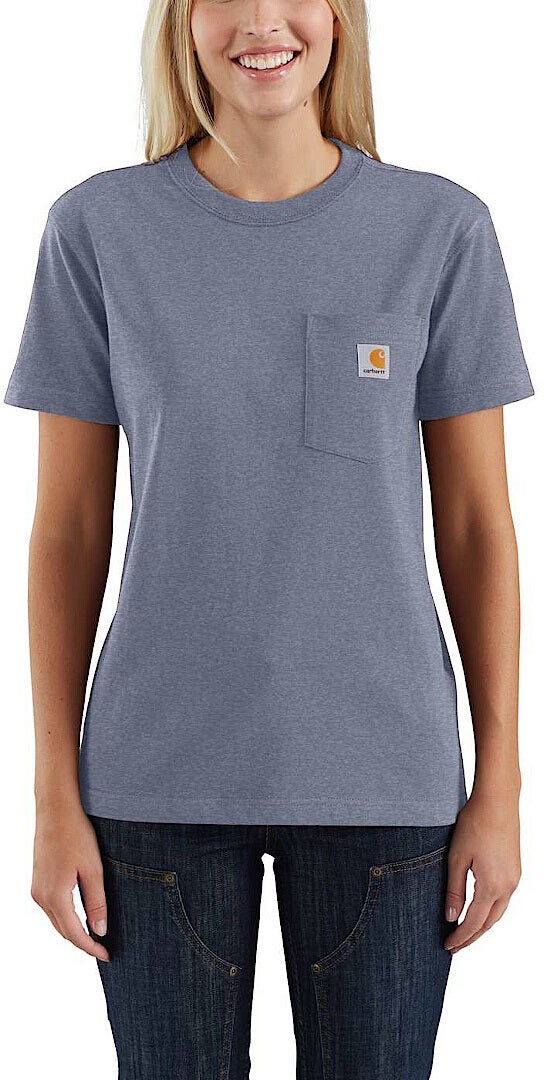 Carhartt Workwear Pocket Dame T-Shirt blå/grå XL Figur 3