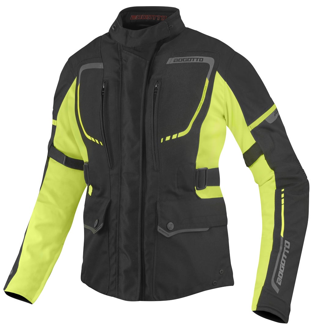 Bogotto Azury 2in1 imperméable dames moto textile veste noir/néon 4XL Figure 1