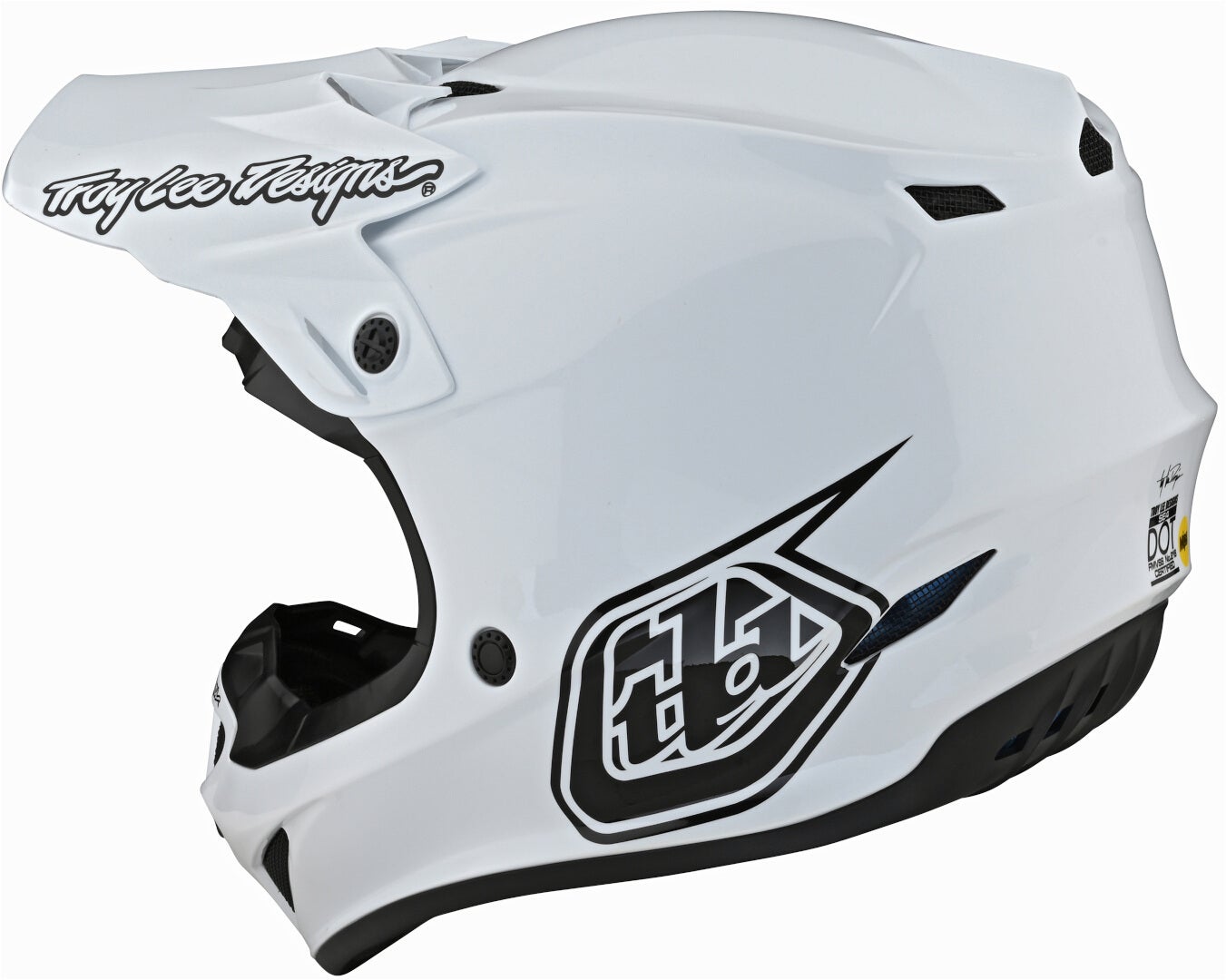 Troy Lee Designs SE4 PA Mono Motorcross Helm Wit M Figuur 7