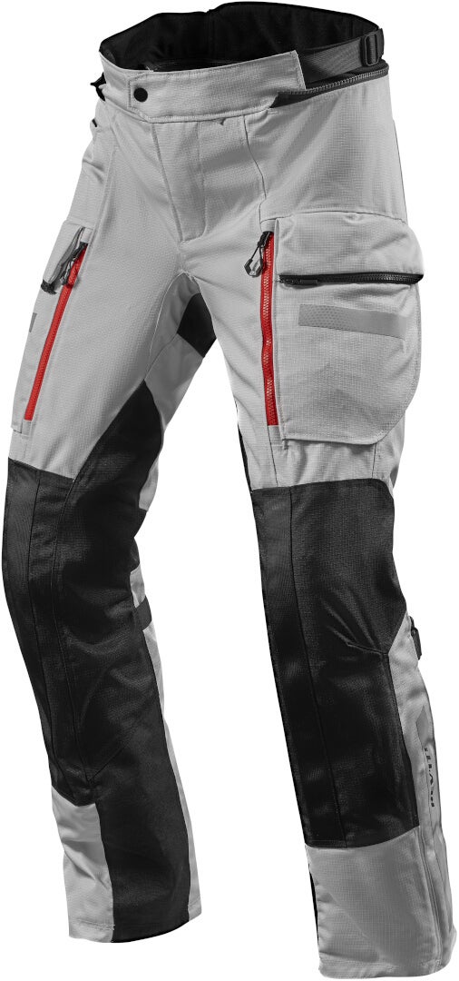 Revit Sand 4 H2O Motorcycle Textile Pants silver/black Short 3XL Figure 1