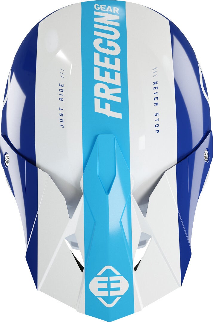 Freegun XP4 Attack Motocross Helm blau/orange XL (61/62) Abbildung 3