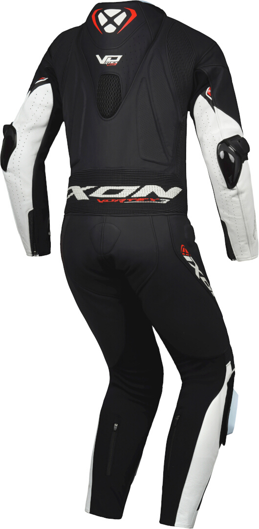 Ixon Vortex 3 Damen 1-Teiler Motorrad Lederkombi schwarz/weiß S Abbildung 2