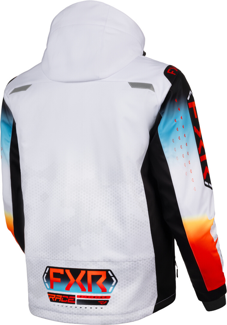 FXR RRX 2025 Jachetă impermeabilă de motocross Alb/Albastru/Portocaliu XS Figura 2