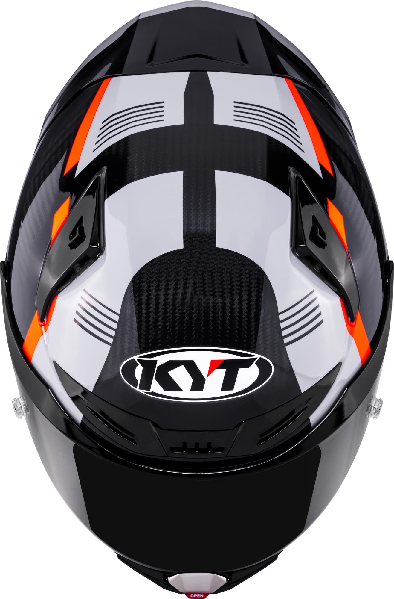 KYT R1R Carbon Zone Hełm Carbon/Orange M (57/58) Rysunek 9