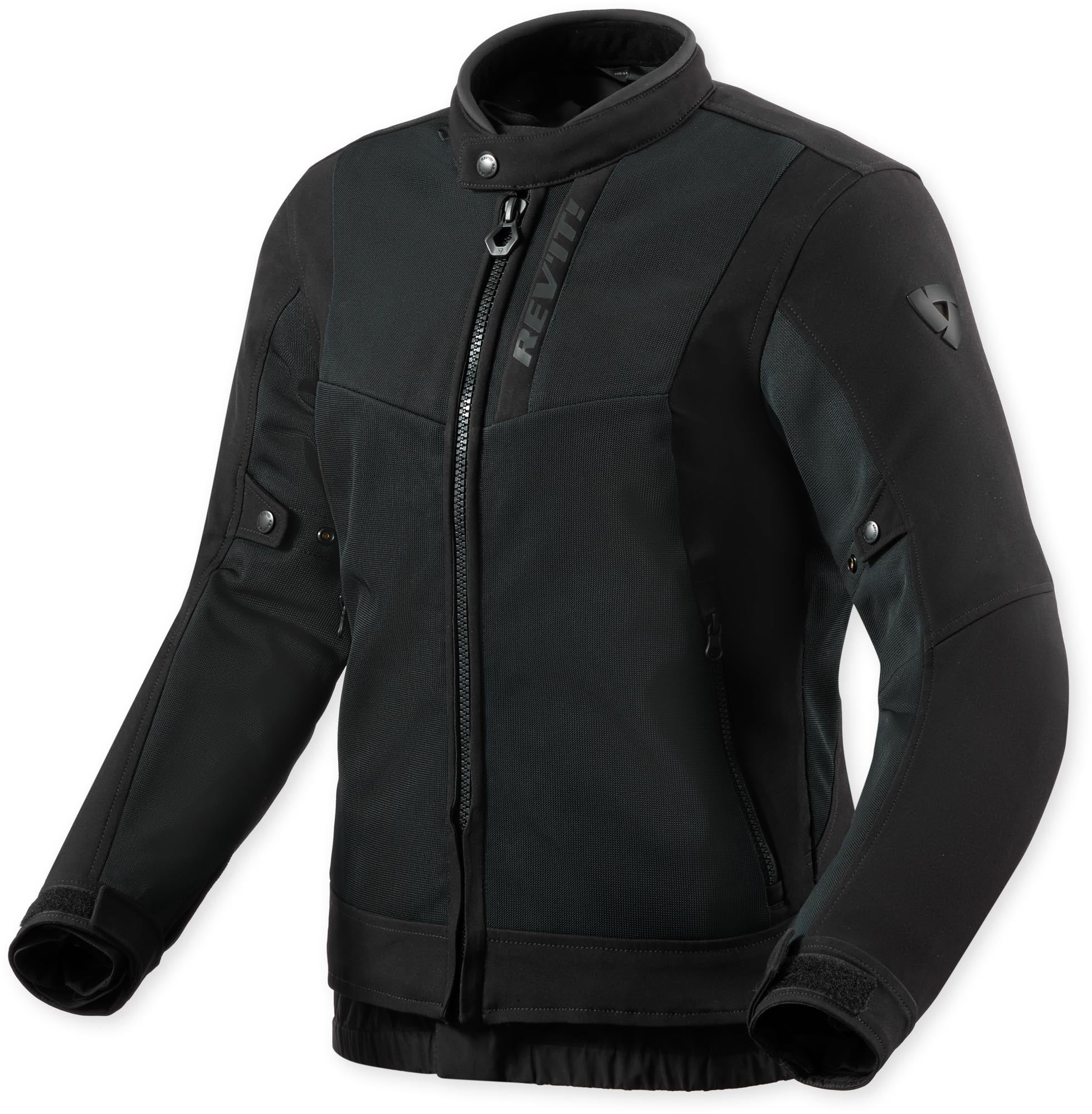 Revit Highcrest H2O waterdichte dames motorfiets textieljas Zwart 44 Figuur 1