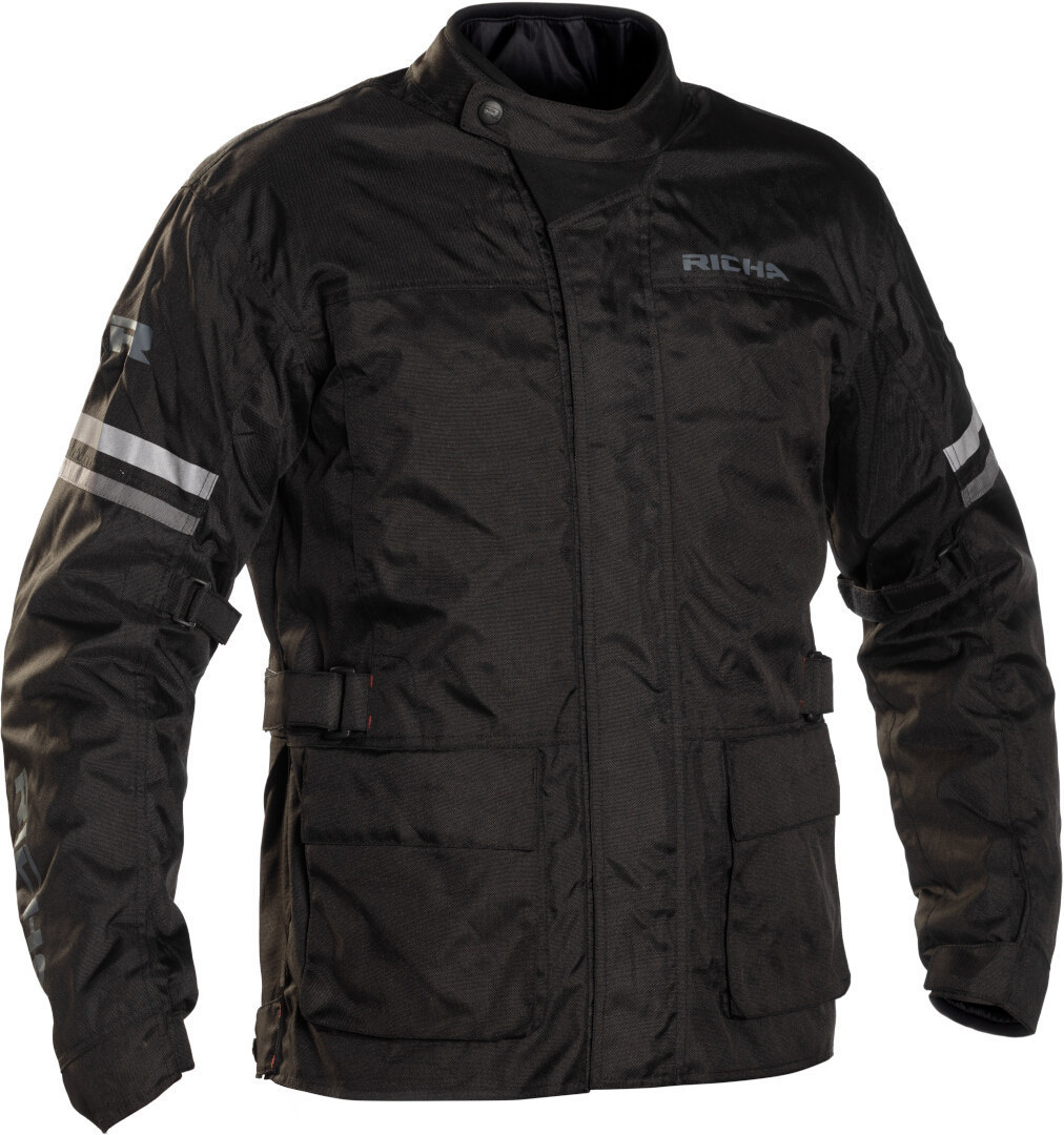 Richa Buster Long waterproof Motorcycle Textile Jacket black M Figure 1